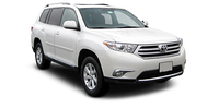 Toyota Kluger  2007 2008 2009 2010 2011 2012 2013